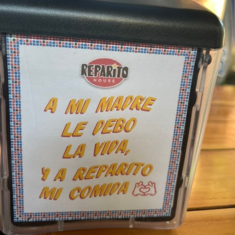 Reparito Food, made like his mothers